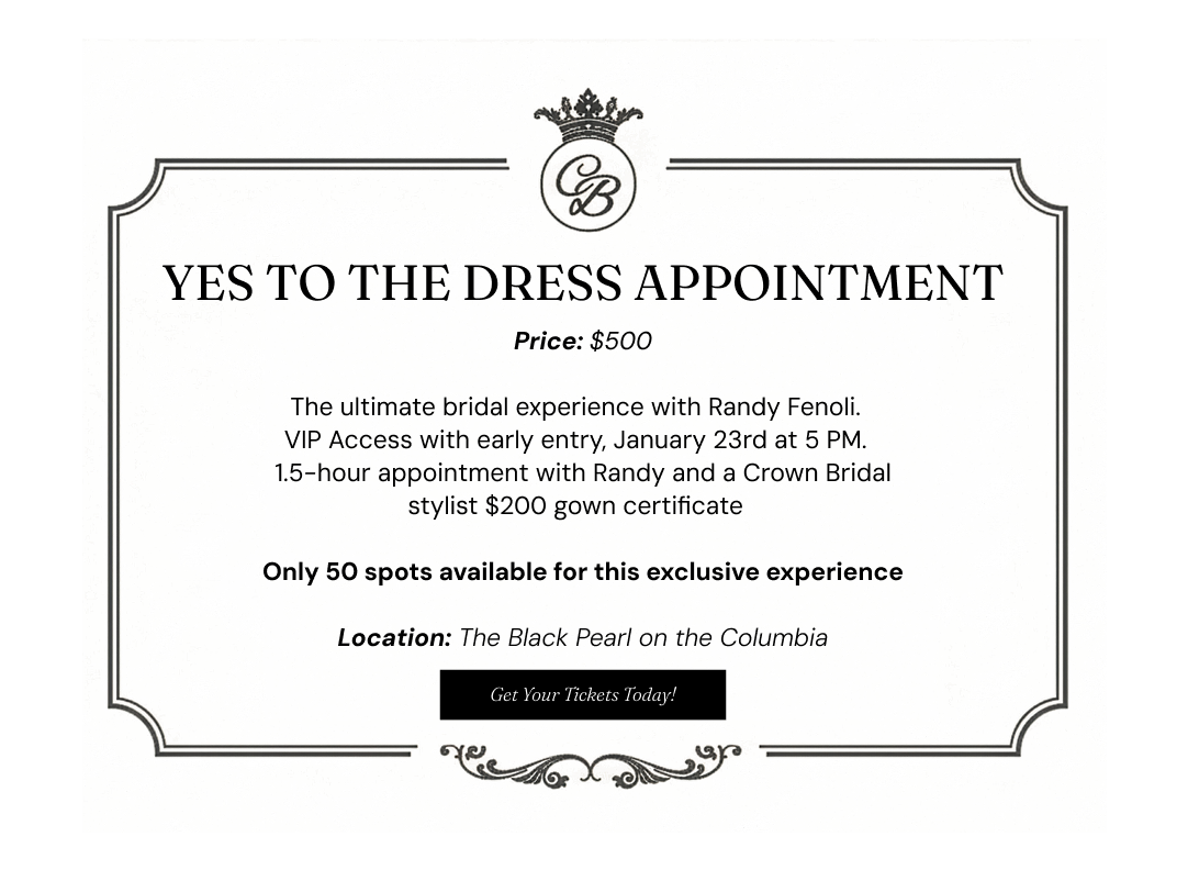 Yes To The Dress Appointment Ticket