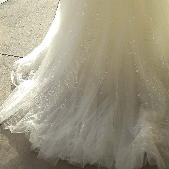 Randy Fenoli Antoinette LAST ONE #3 Ivory/Nude thumbnail