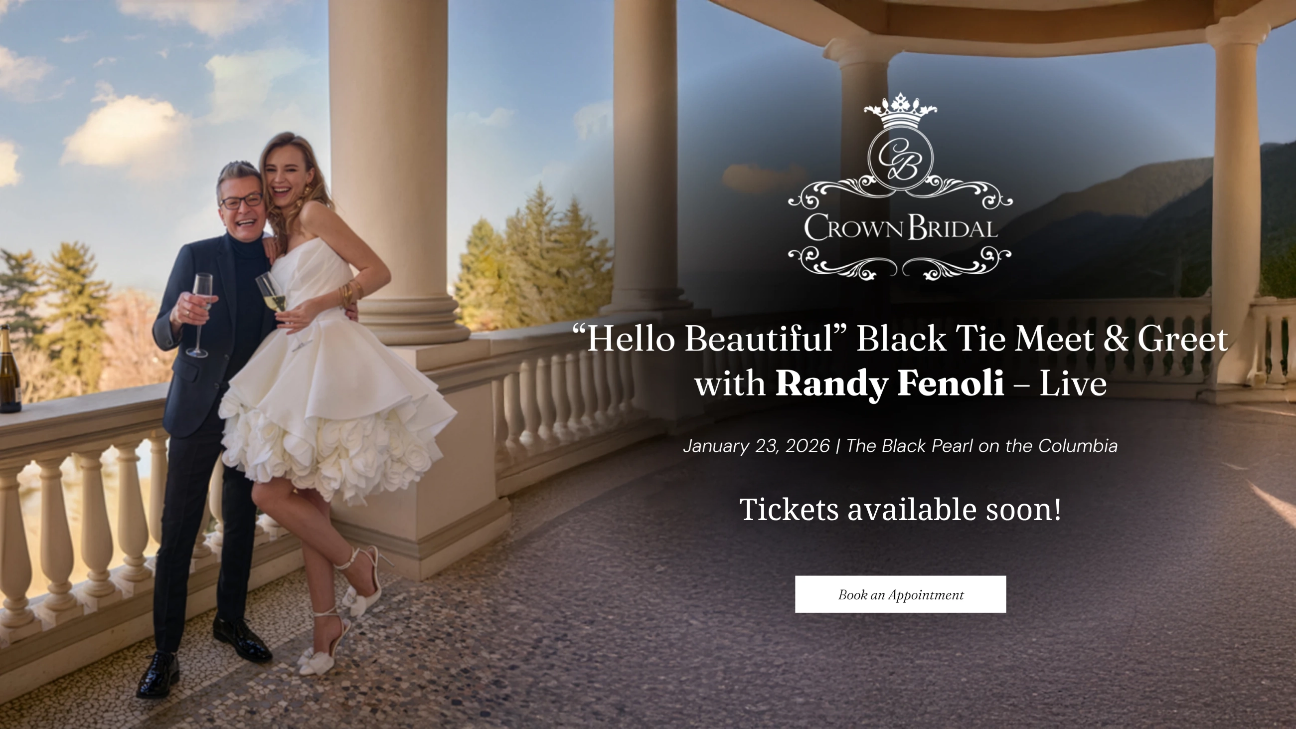 Hello Beautiful Black Tie Meet & Greet with Randy Fenoli – Live