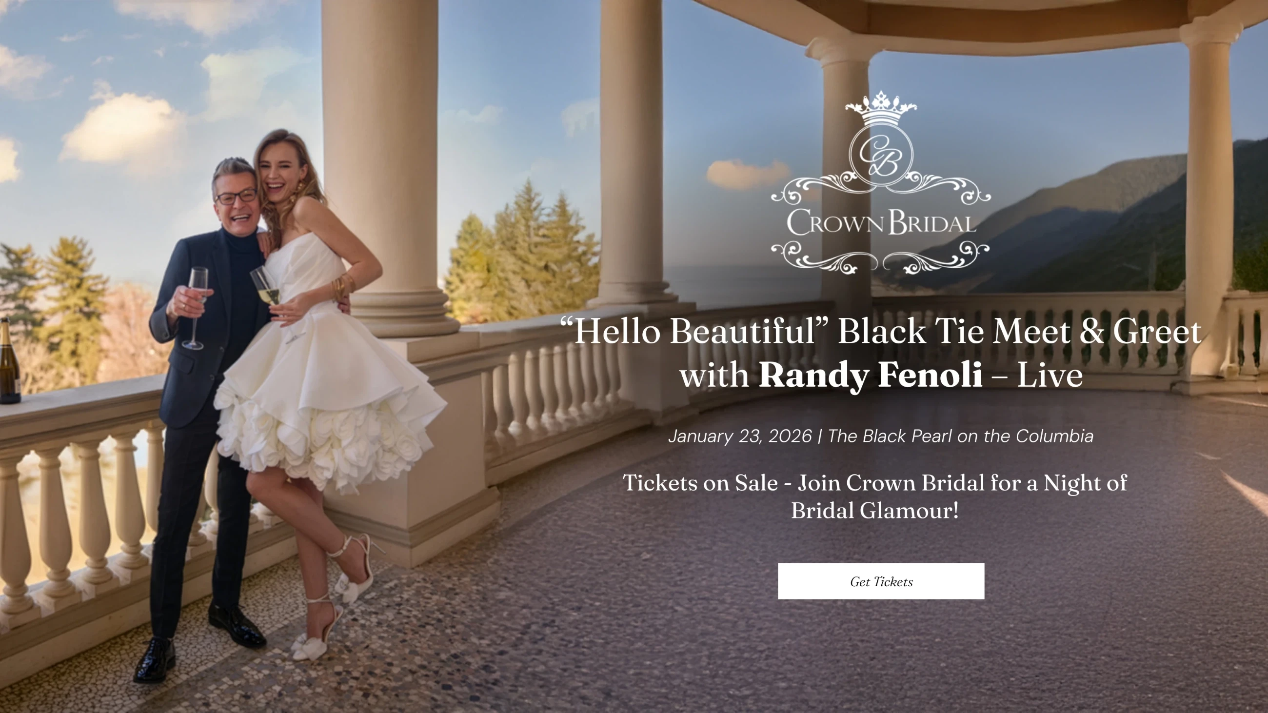 Hello Beautiful Black Tie Meet & Greet with Randy Fenoli – Live