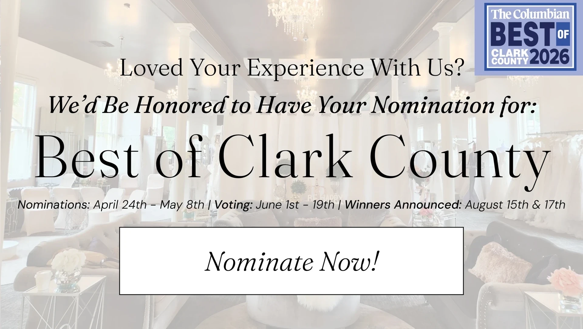 Best of Clark County Nomination