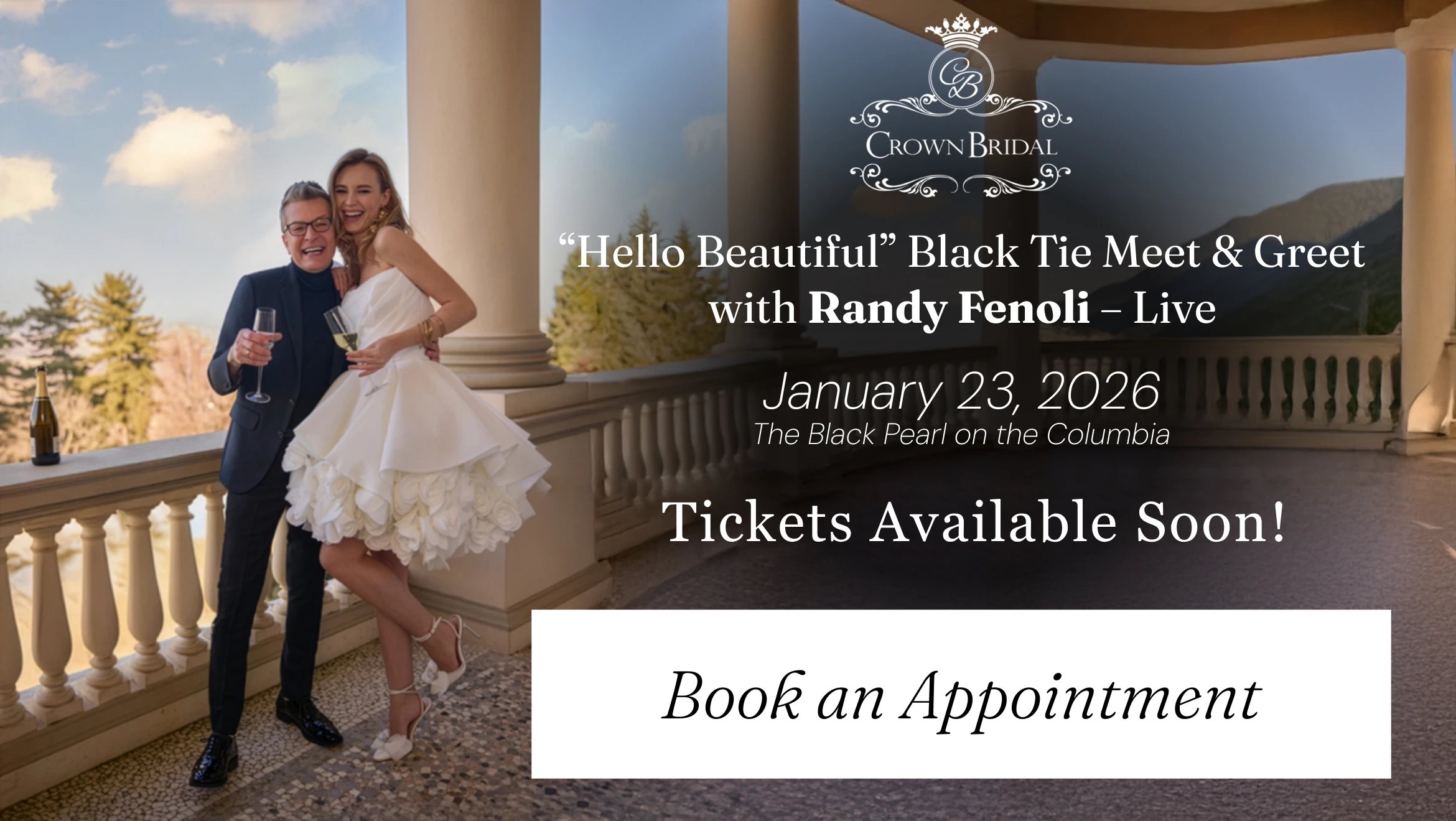 Hello Beautiful Black Tie Meet & Greet with Randy Fenoli – Live