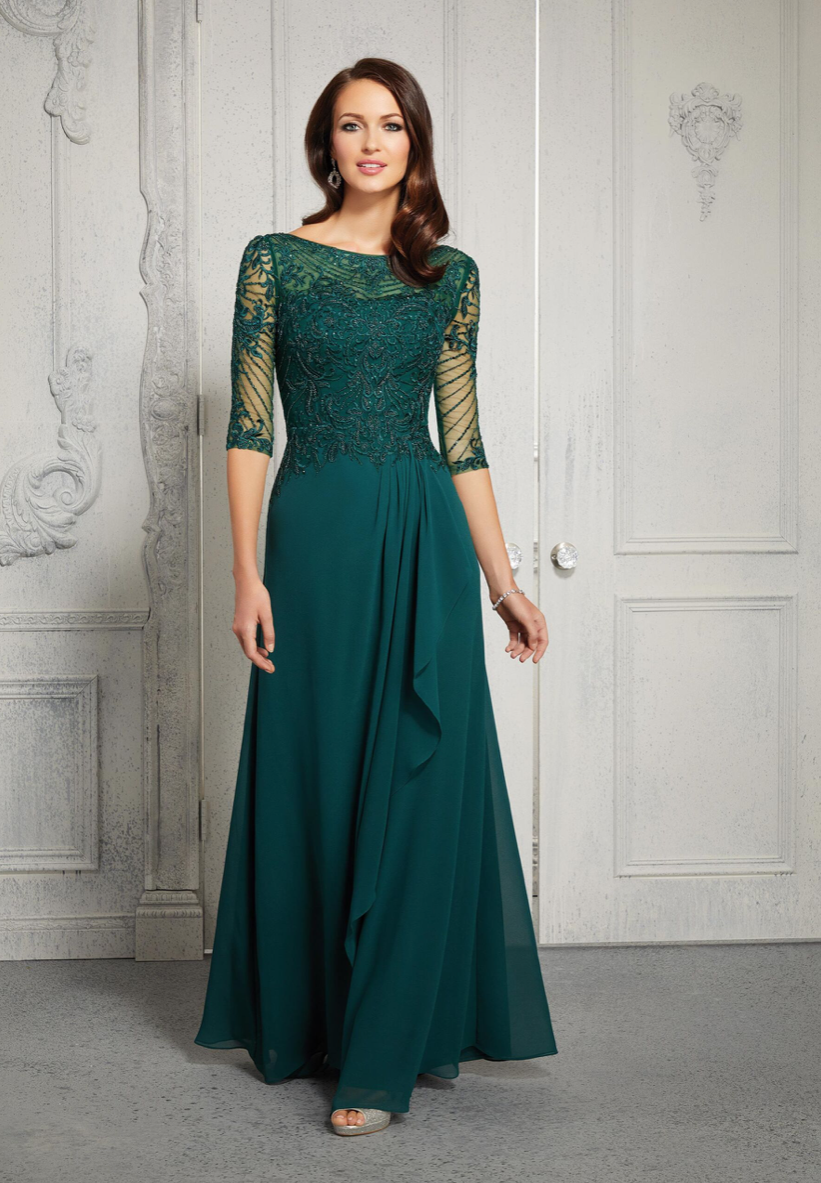 Designer Mother of the Bride - 72524 Lace and Chiffon Evening Gown